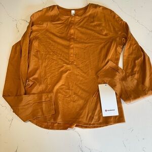 lululemon athletica Orange Shirt